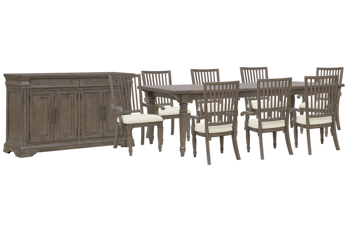 Madison Ridge - Extendable Leg Dining Table Set