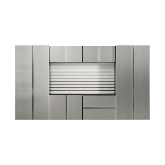 Nova Series - Garage Cabinet Set A With Soft Closing Doors - Dark Gray