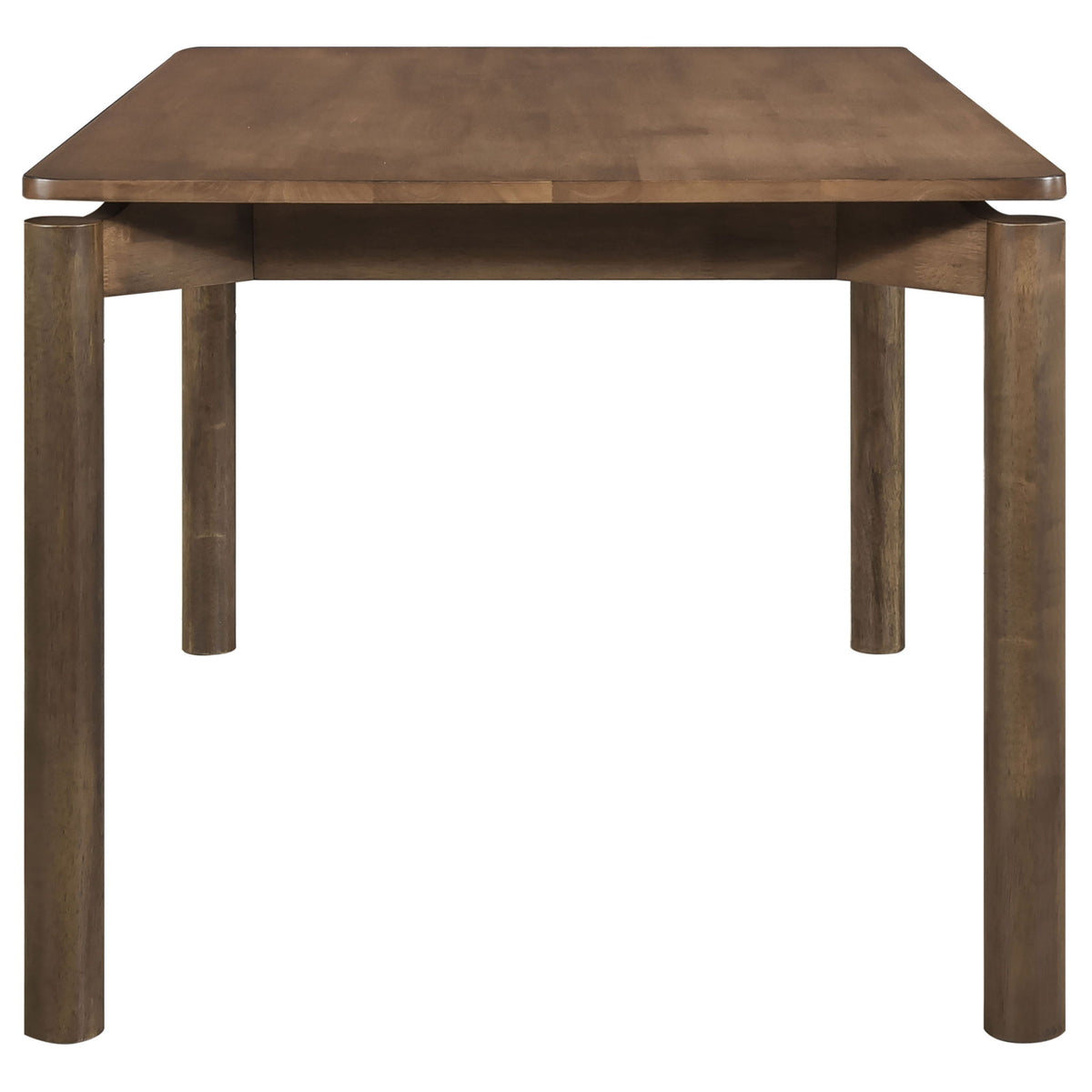 Svenstra - Rectangular Dining Table Set With Armless Side Chairs, Wood, Natural Walnut, 59 X 35.5 X 30 Inches