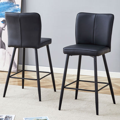 Modern Style Chair With Sleek Backrest Design (Set of 2)