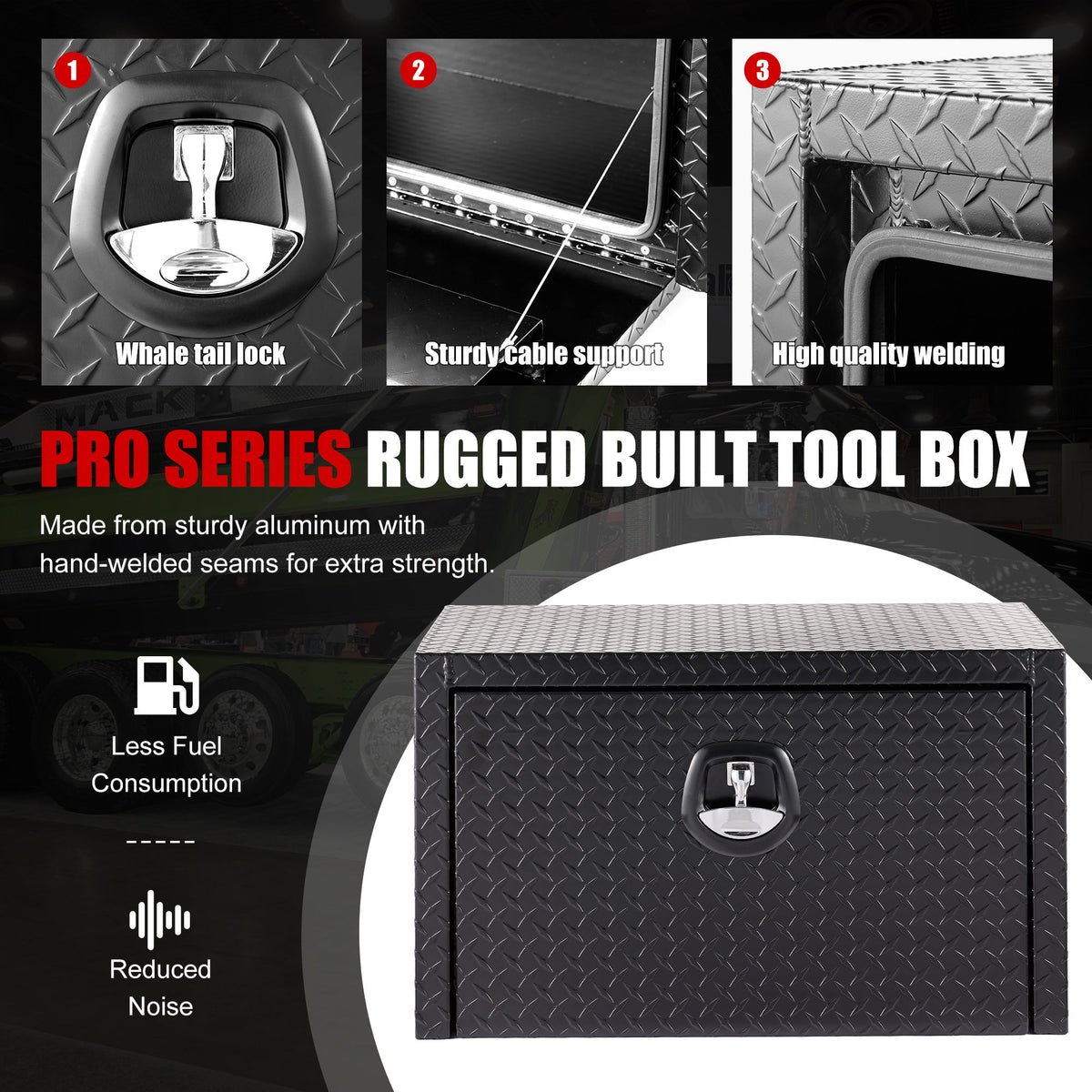 Pro Series - Underbody Truck Tool Box Waterproof Storage Chest