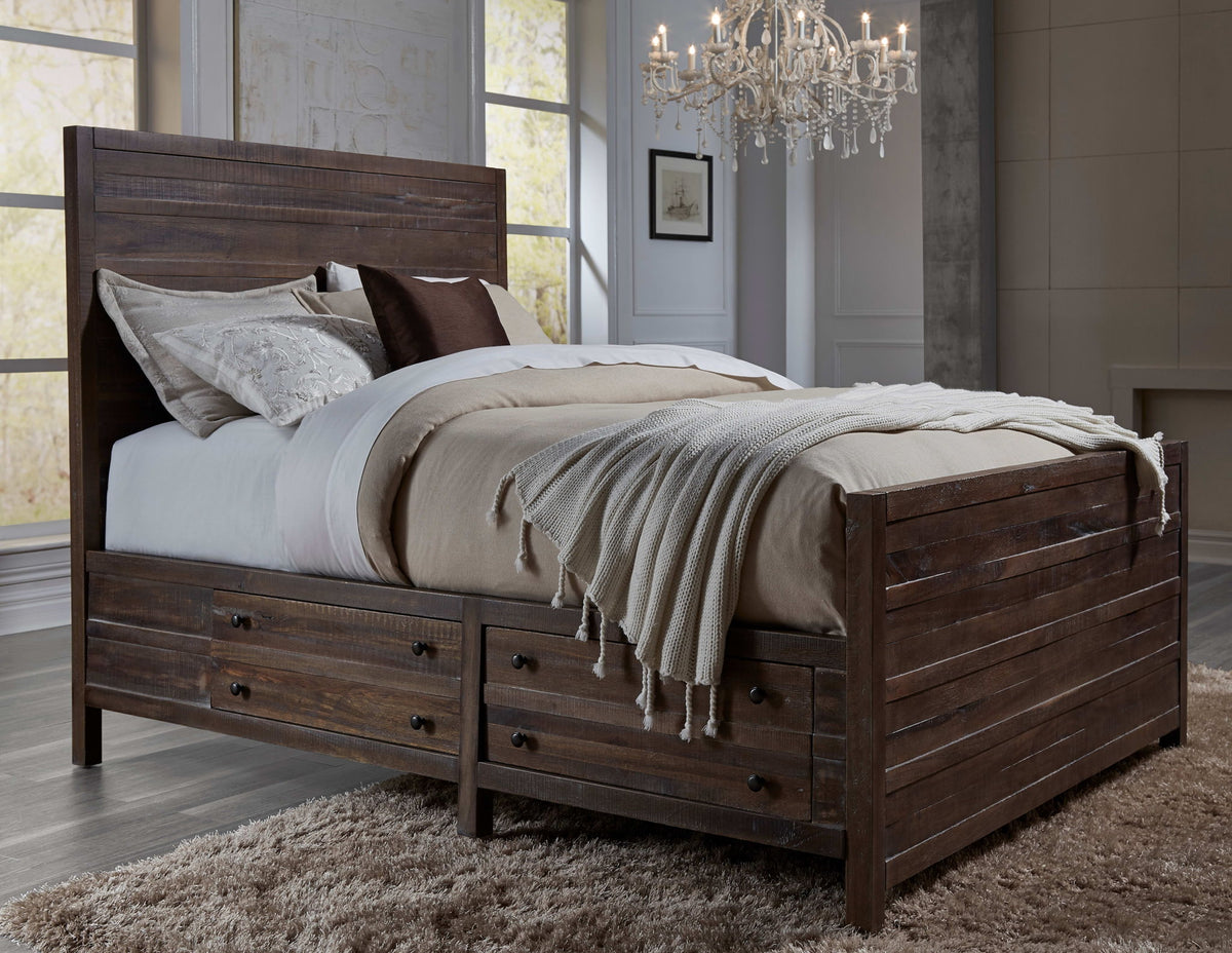 Townsend - Solid Wood Storage Bed