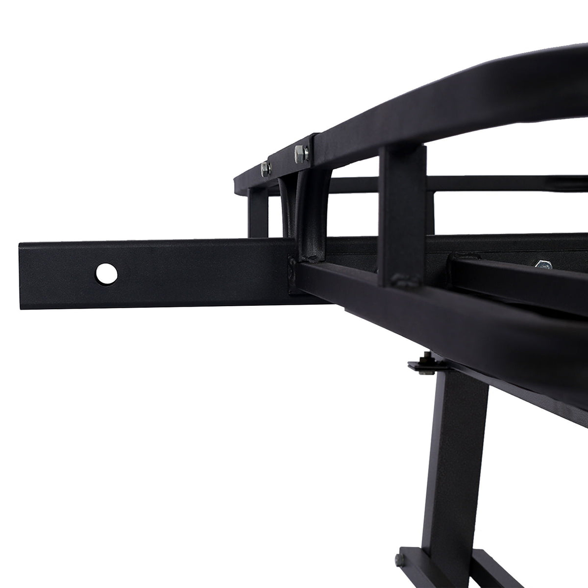 Heavy Duty Steel Hitch Mount Cargo Carrier Rack For SUV, Truck, Car With 2" Receiver - Black