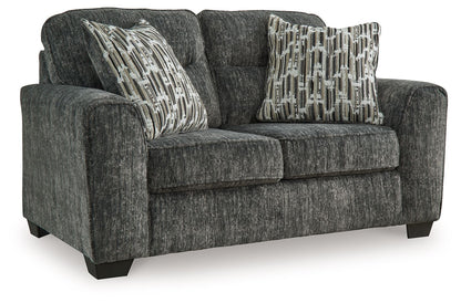 Lonoke - Loveseat - Gunmetal