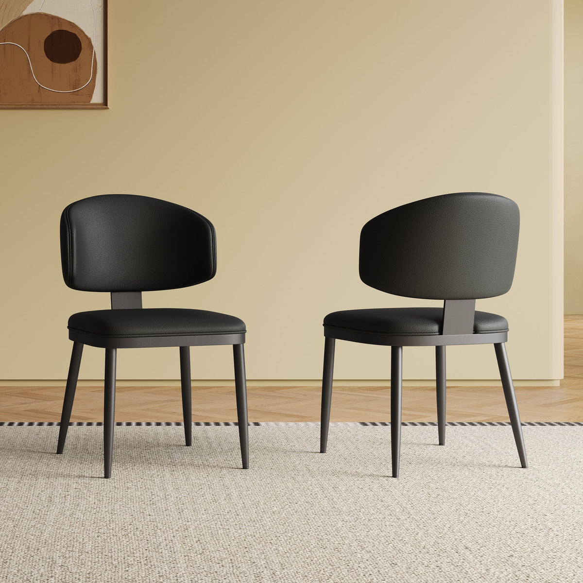 Modern Dining Chairs For Kitchen (Set of 2)