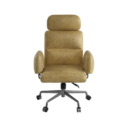 Davu - Swivel Office Chair - Mustard