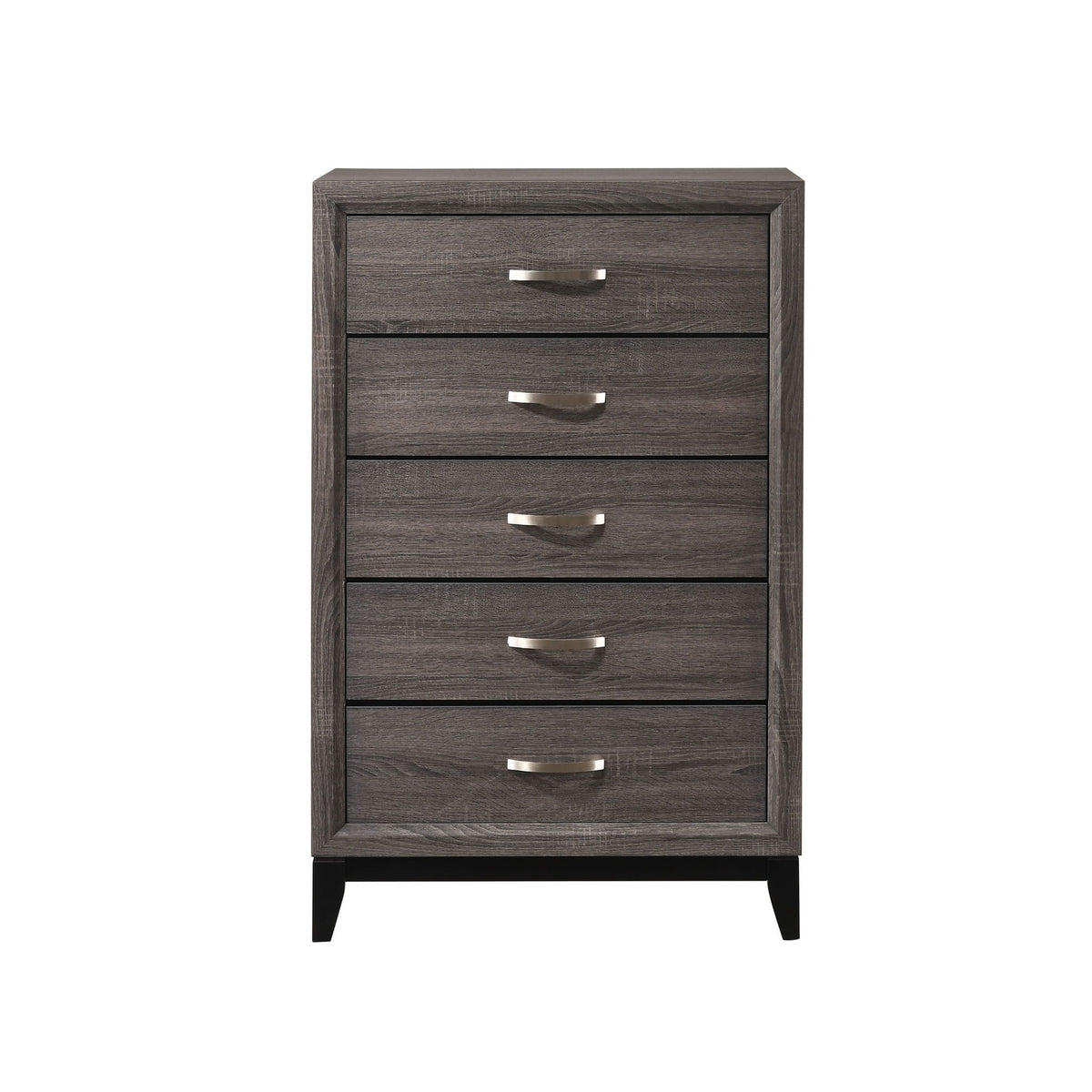Contemporary 5 Drawer Tall Chest