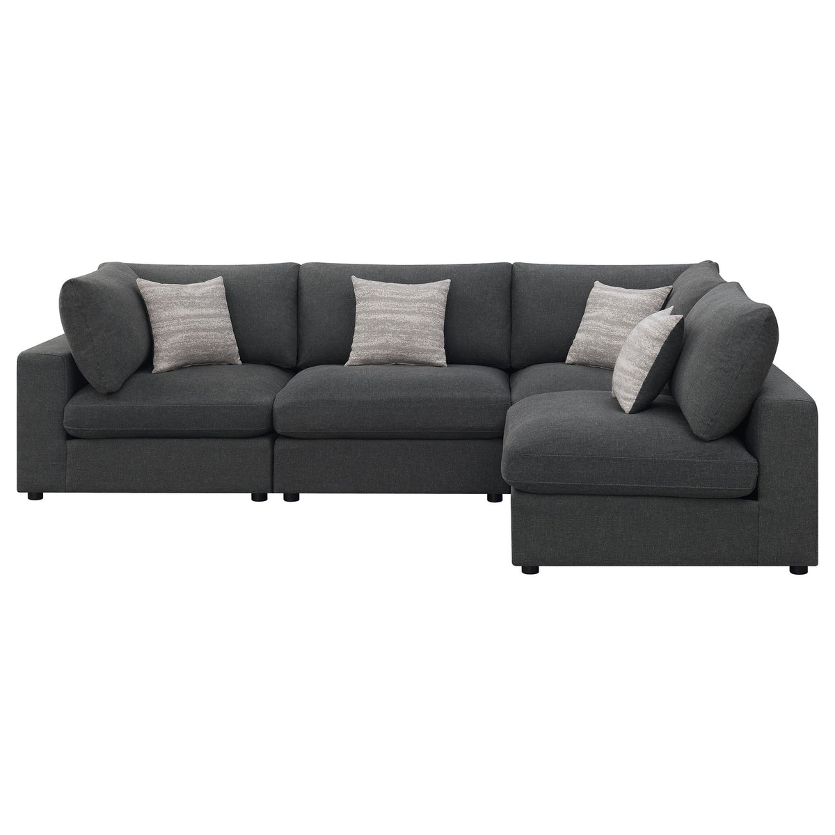 Rhette - Upholstered Sectional With Reversible Cushions