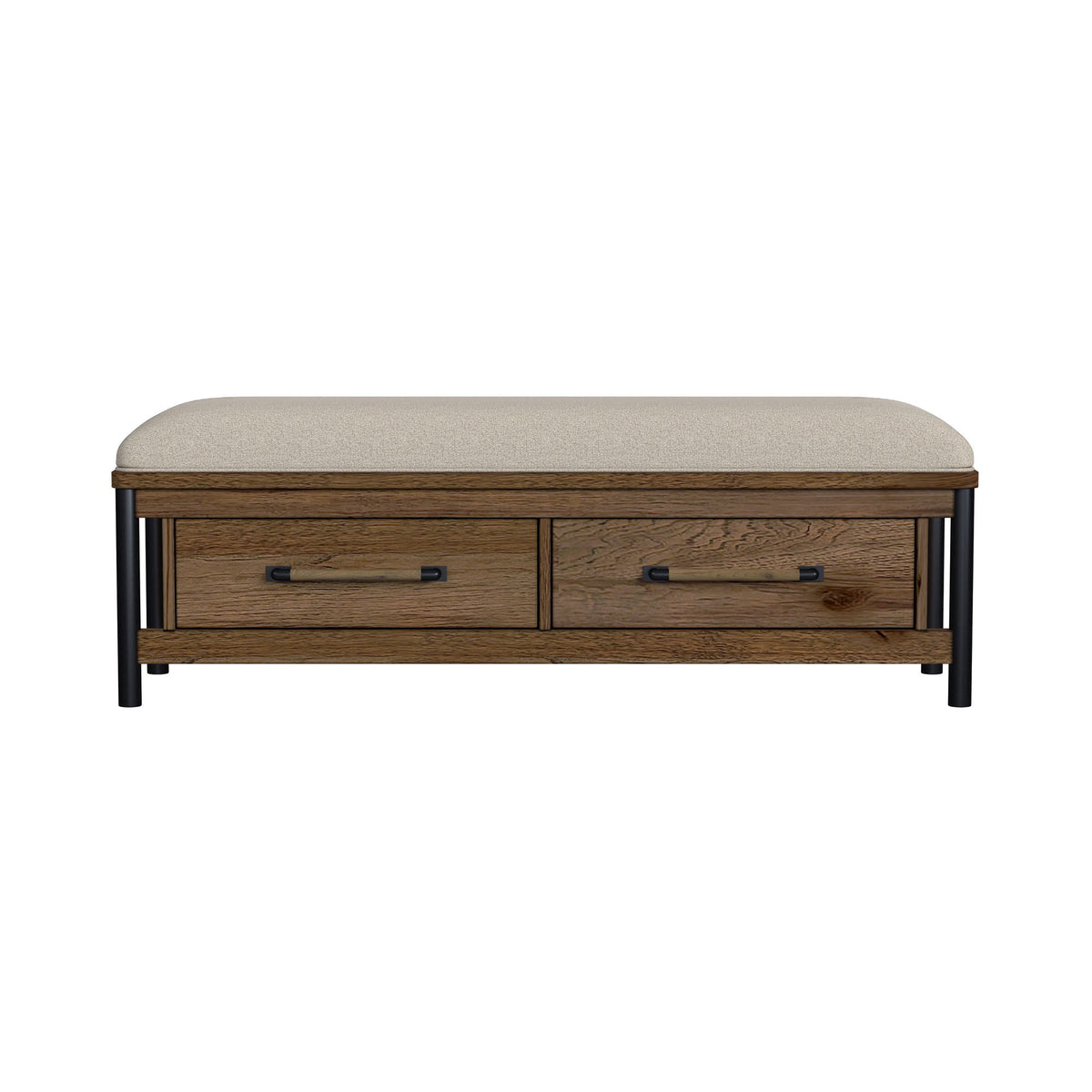 Norcross - Storage Bench - Hickory
