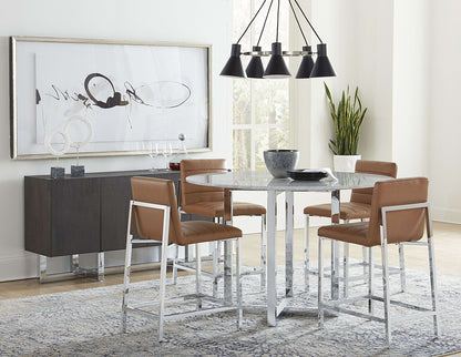 Amalfi - Metal Back Counter Stool (Set of 2)