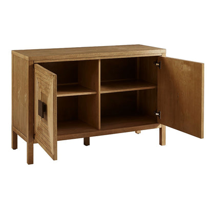 Accent Cabinet With Adjustable Shelves - Natural