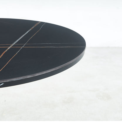 Mid-Century Tulip Table With Round Top, Pedestal Base