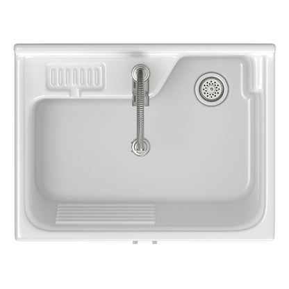Hennessy - Deluxe Laundry Utility Sink And Cabinet