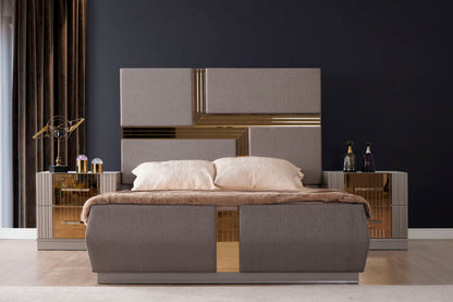 Lorenzo - Drawer Nightstand - Gray