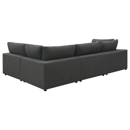 Rhette - Upholstered Sectional With Reversible Cushions