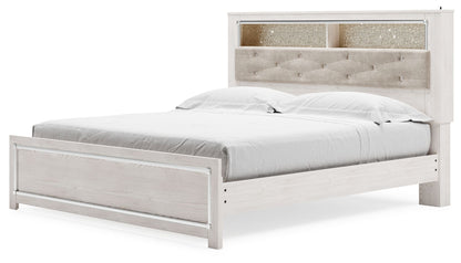 Altyra - King Bookcase Panel Bed - White