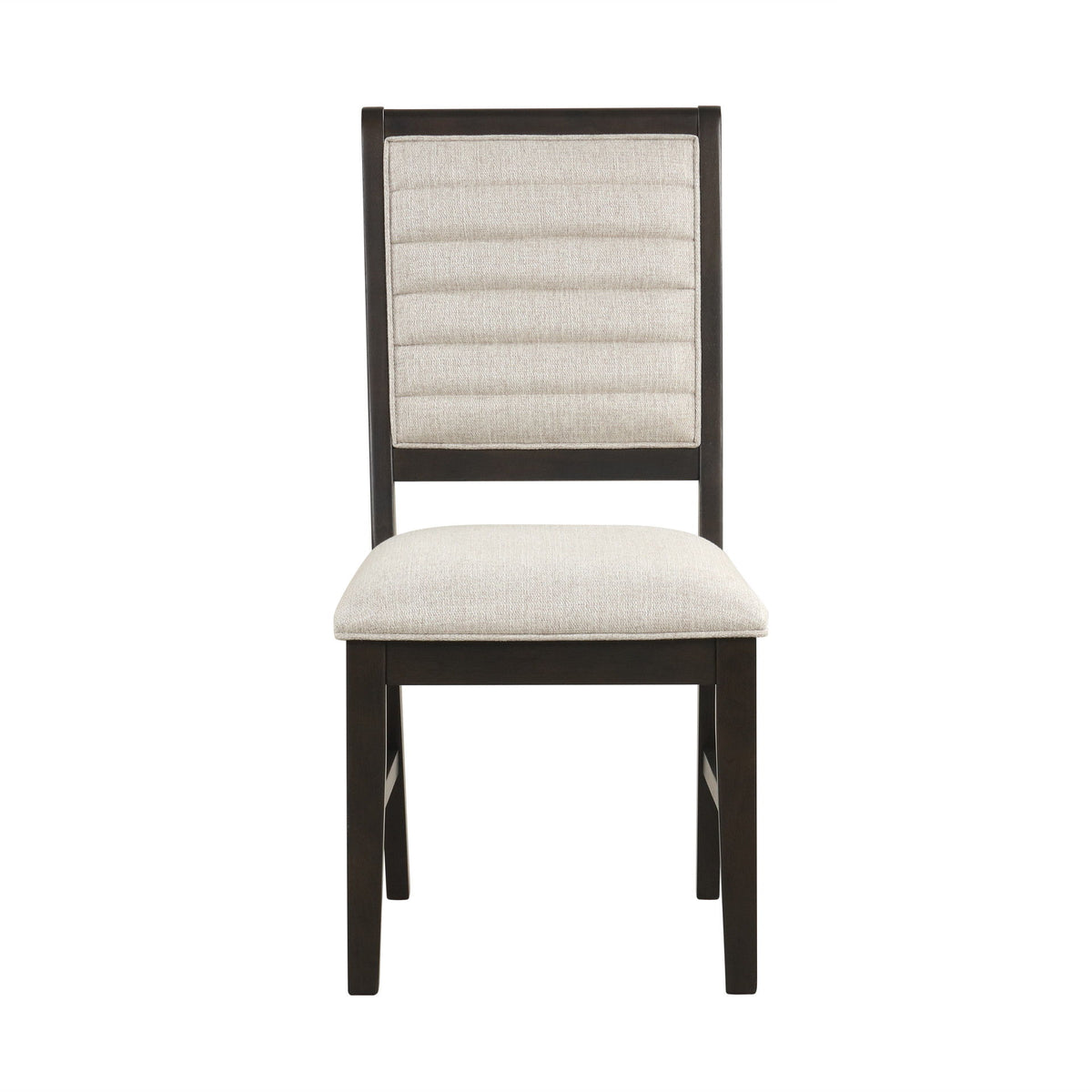 Plateau - Side Chair (Set of 2) - Rustic Espresso / Beige