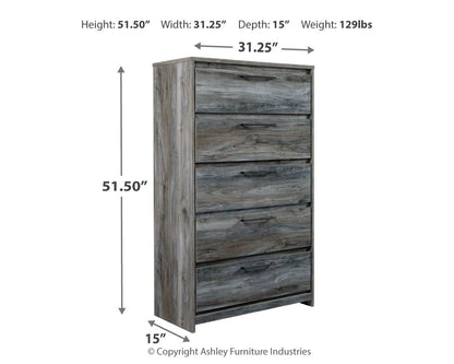 Baystorm - Panel Bedroom Set - Gray