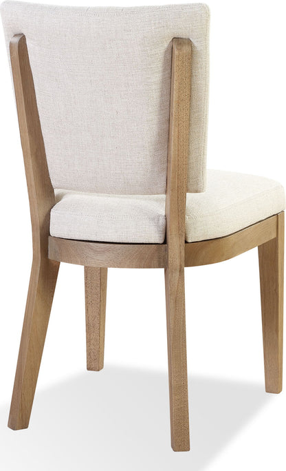 Sumner - Channel Back Upholstered Dining Chair (Set of 2) - Natural