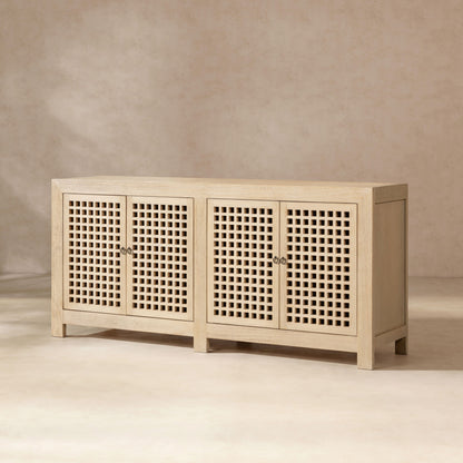 Alden - 4 Door Cabinet - White