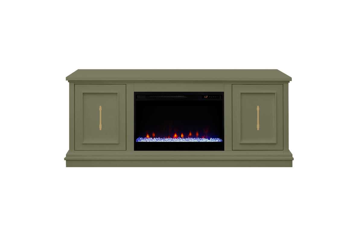 Jordan - Fireplace TV Stand