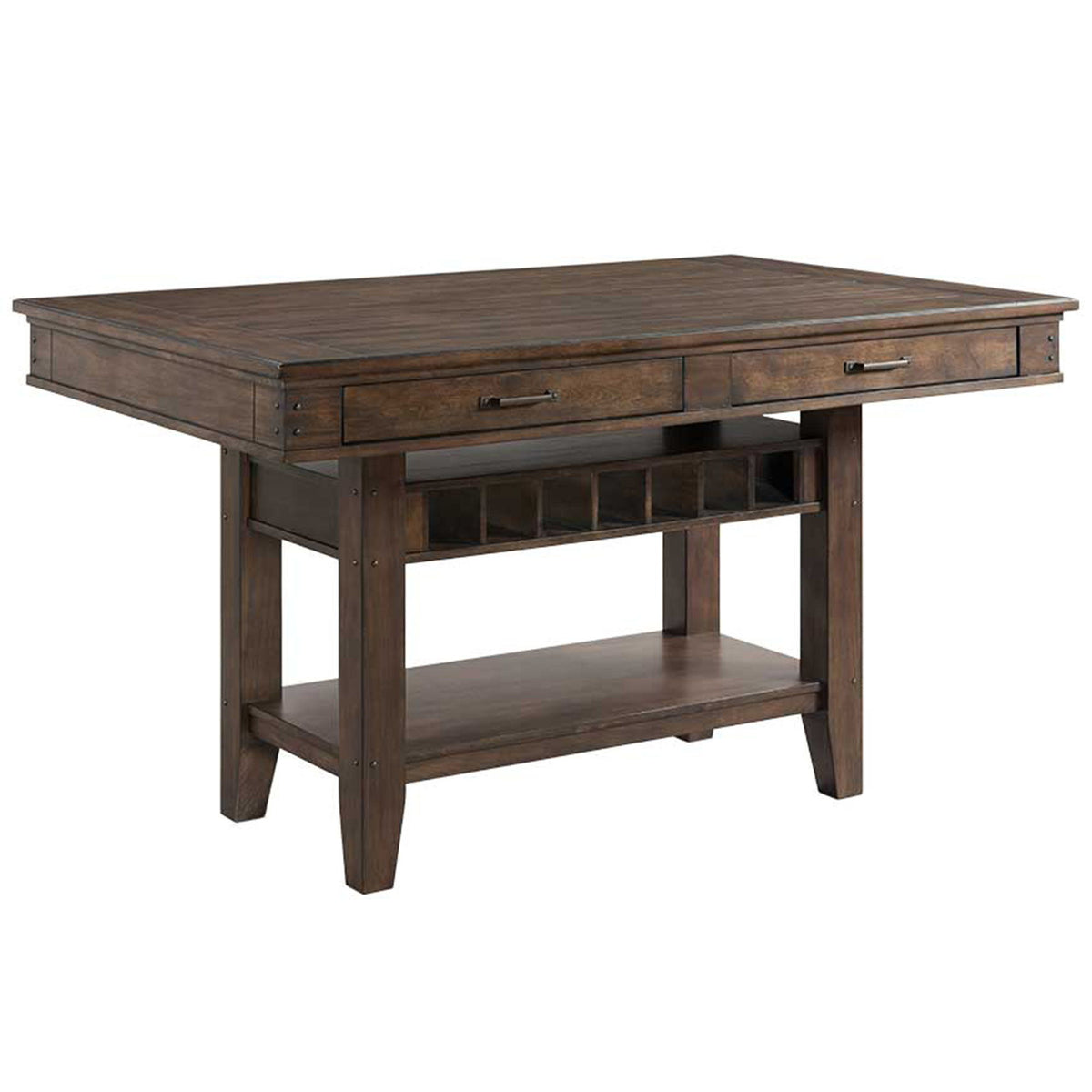 Whiskey River - Kitchen Island - Dark Brown
