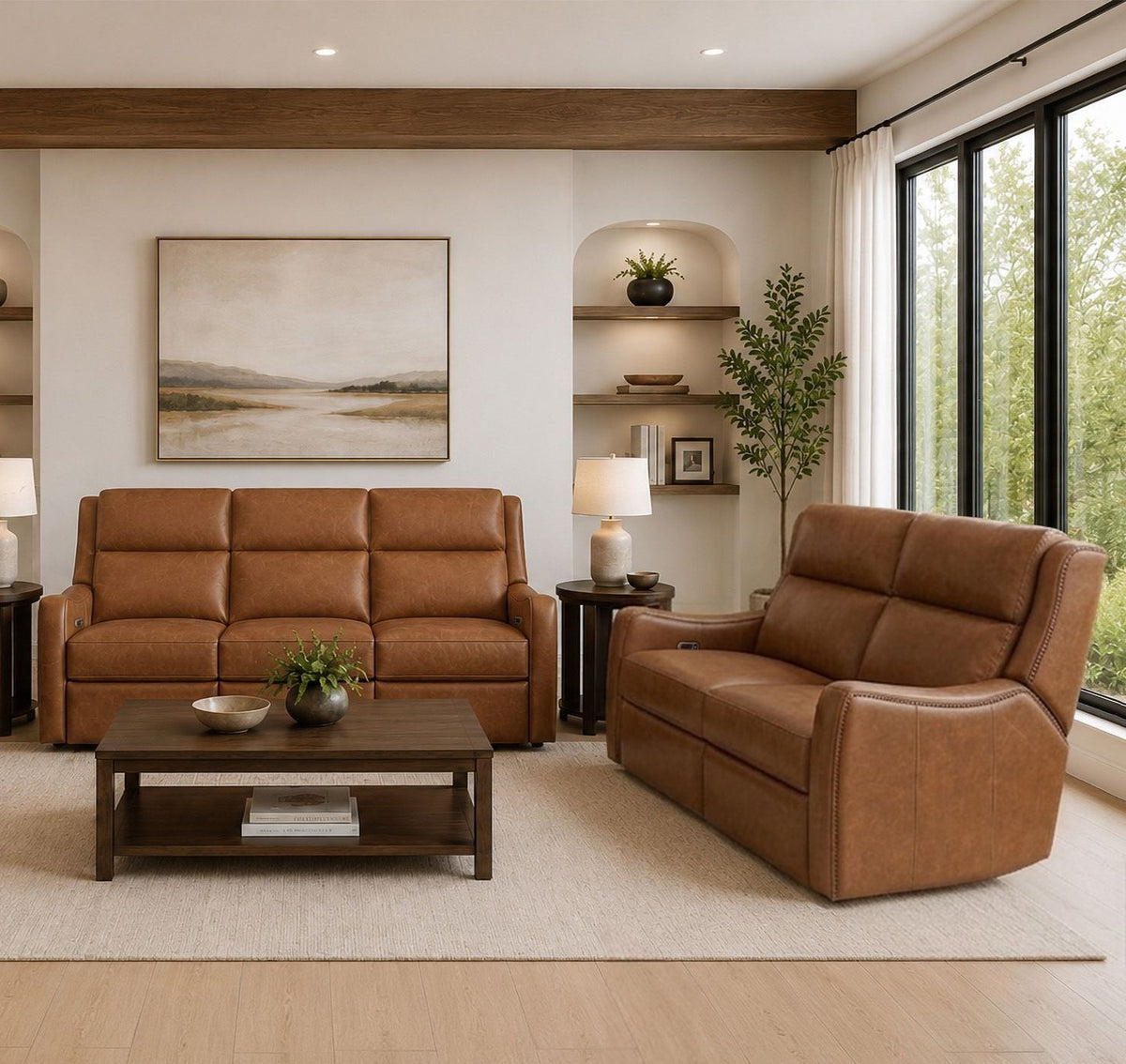 Channing - Power Zero Gravity Loveseat P3 - Renaissance Cinnamon