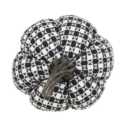 Plaid Pumpkin Decor, For Holiday Halloween Decoration