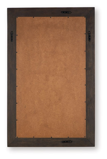 Advin - Accent Mirror - Dark Brown