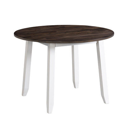 Kona - Drop Leaf Table - Gray / White