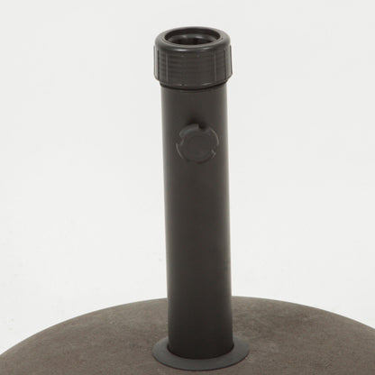 Holder Round Umbrella Base 33 Lbs Concrete - Brown
