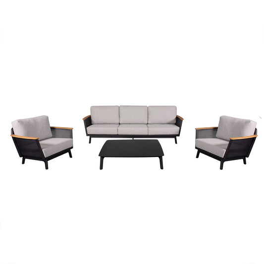 Sofa Set For Outdoor - Black
