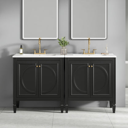Bathroom Vanity With Sink With 2 Doors And Adjustable Shelf