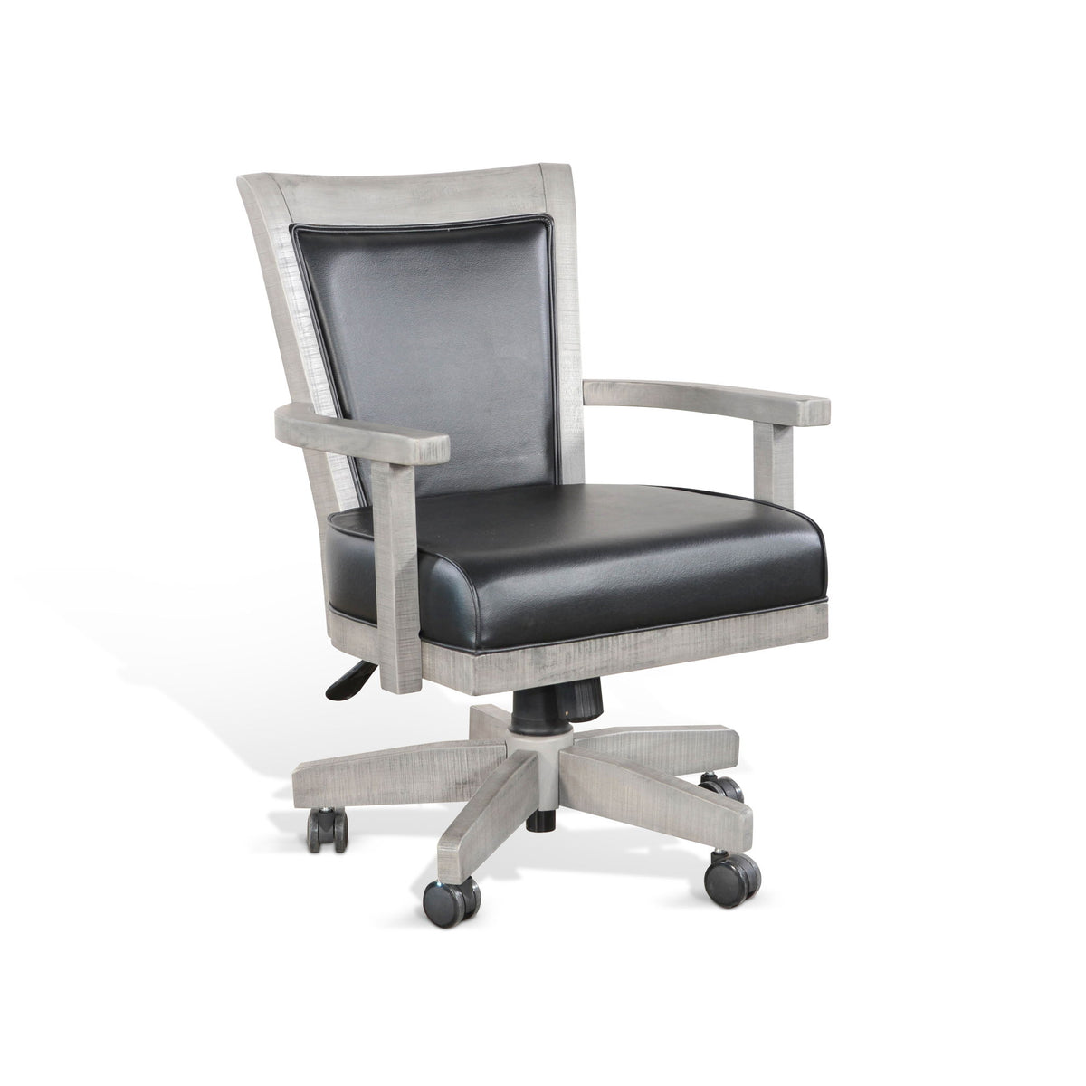 Alpine - Game Chair With Casters, Cushion Seat & Back - Gray