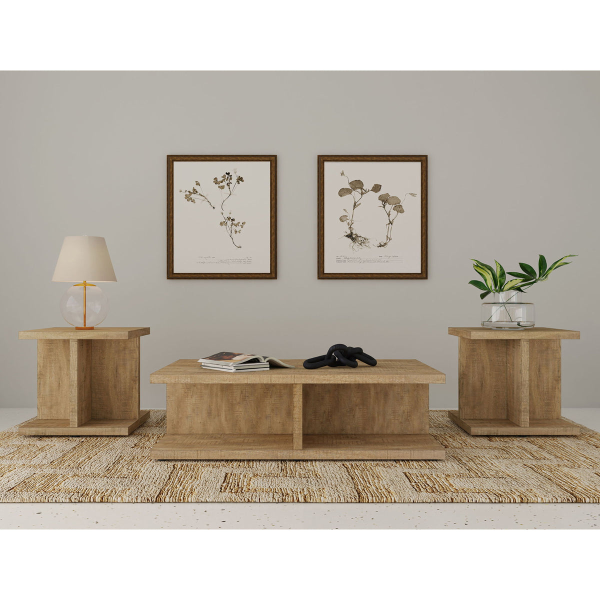 Metron - Coffee And End Table Set