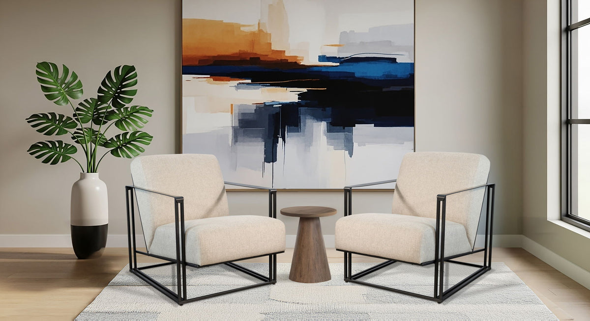 Chair With Metal Frame - Carioca