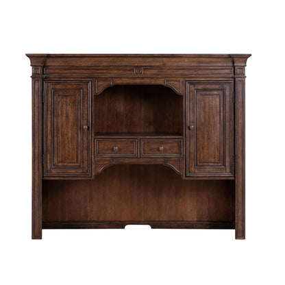 Provence Park - Jr Executive Credenza Hutch - Chateau Brown