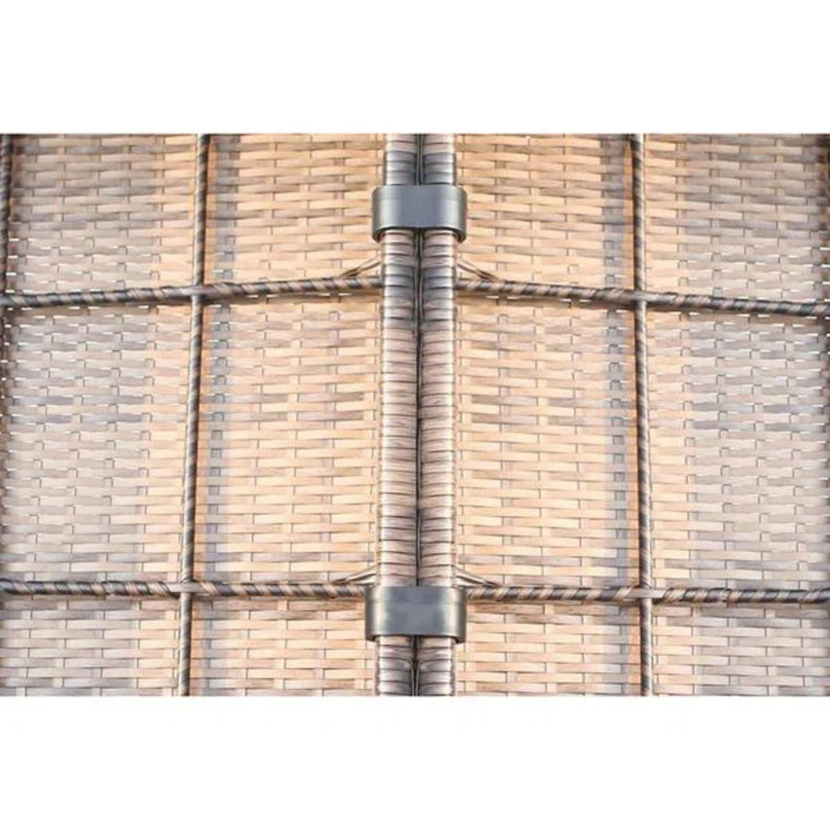Comfortable Modern Patio Rattan Sectional Set With Cushions