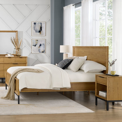 Newport - Nightstand - Natural Oak