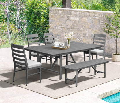 Navarro - Outdoor Dining Bench - Mocha