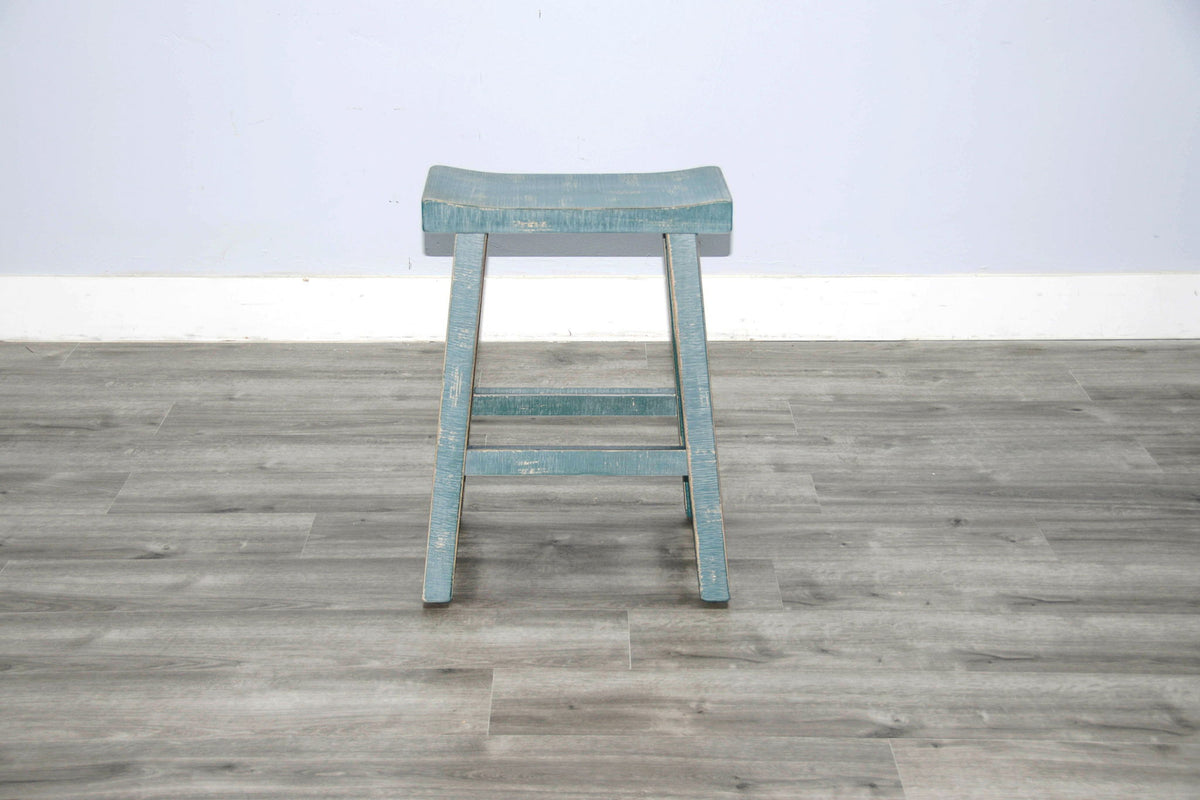 Marina - Stool With Wood Seat (Set of 2)