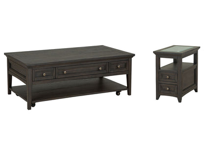 Westley Falls - Rectangular Cocktail Table Set