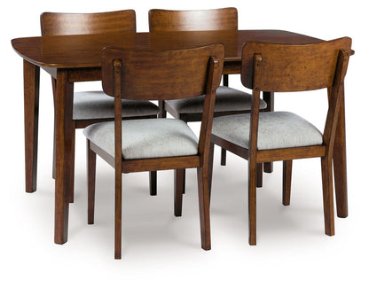 Tameride - Dining Room Table Set (Set of 5) - Brown