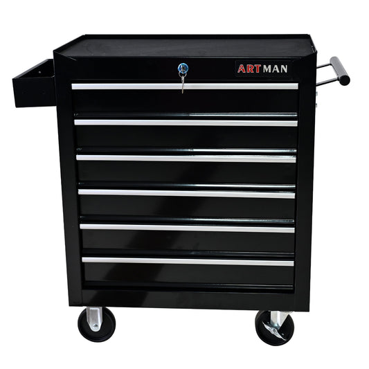 Multifunctional Tool Cart With Wheels And Drawers