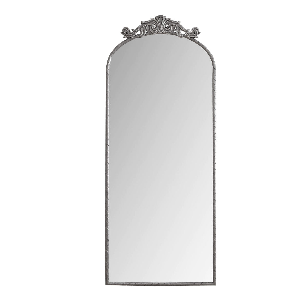 Vintage Arched Full Body Mirror, Wall Mounted For Living Room