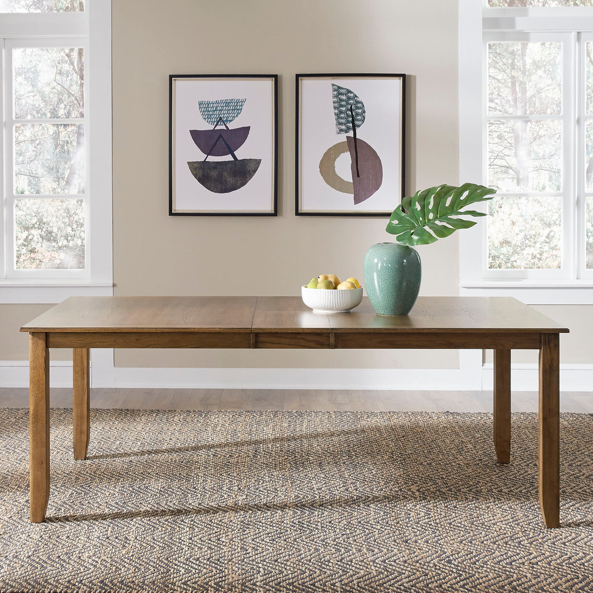 Santa Rosa - Rectangular Leg Table - Antique Honey