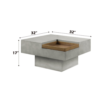 Kailano - Weathered Table - Gray