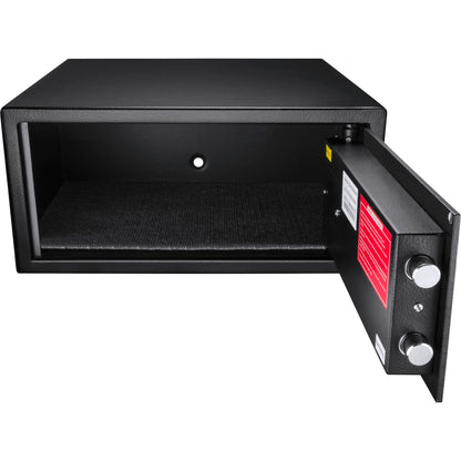 0 79 Cu Ft Biometric Security Safe - Black