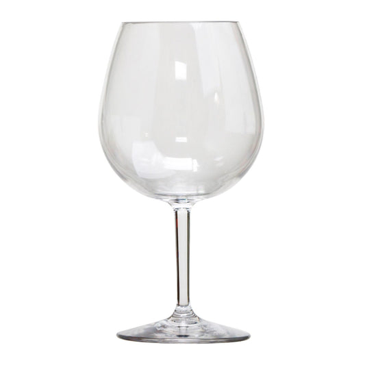 Leadingware Plastic Wine Glasses (Set of 4), Unbreakable Bpa Free Tritan 23Oz - Clear