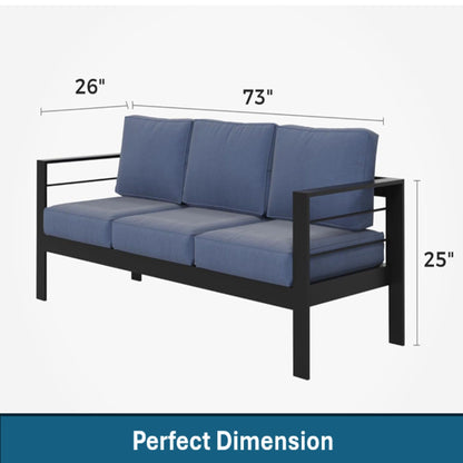 Outdoor Patio Set, All-Weather, Thick Cushions